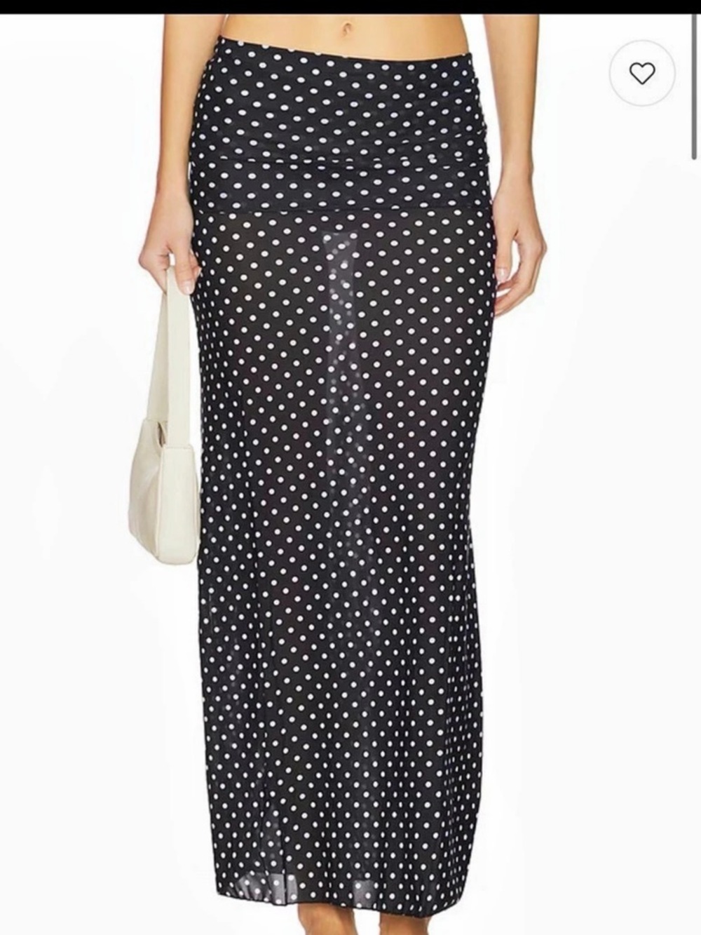 INDAH Mickey Maxi Skirt in Black & White